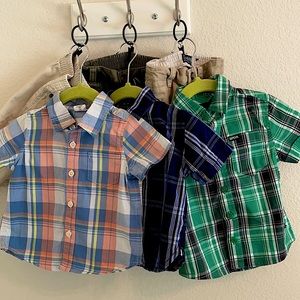 Baby boy (6-12 mth) summer pack (3 shirts+3 pants)